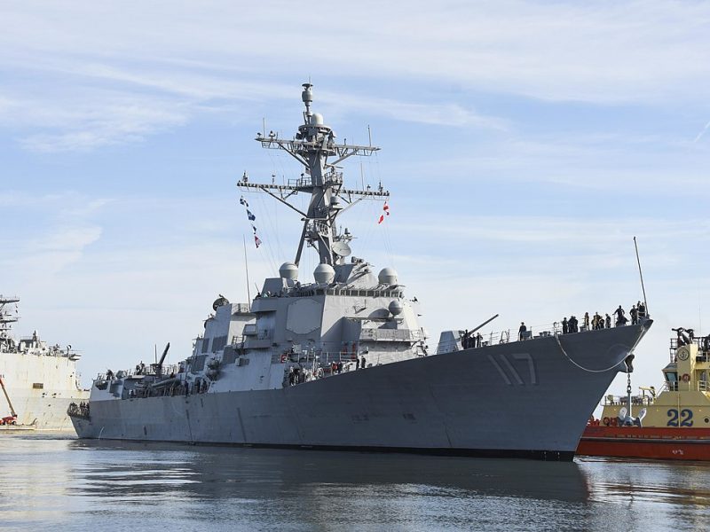 190731-N-ED185-1017..MAYPORT, Fla. (July 31, 2019) The Arliegh Burke-class guided-missile destroyer USS Paul Ignatius (DDG 117) prepares to moor at Naval Station Mayport. Paul Ignatius, the Navy’s newest Arleigh-Burke-class destroyer, was commissioned at Fort Lauderdale, Florida on July 27, 2019 and will call Naval Station Mayport its new home. (U.S. Navy photo by Mass Communication Specialist1st Class Brian G. Reynolds/Released)..